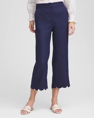 Marceline Scallop Stripe Knit Pants